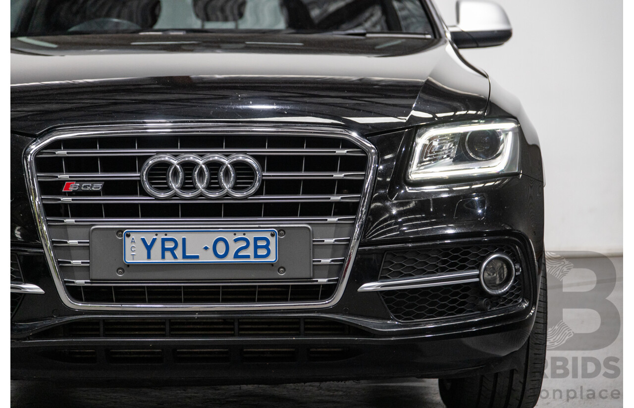 3/2015 Audi SQ5 3.0 TDI Quattro (AWD) 8R MY15 5d Wagon Metallic Black Twin Turbo Diesel V6 3.0L