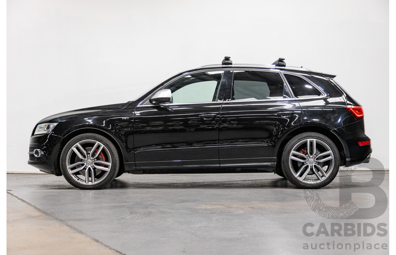 3/2015 Audi SQ5 3.0 TDI Quattro (AWD) 8R MY15 5d Wagon Metallic Black Twin Turbo Diesel V6 3.0L