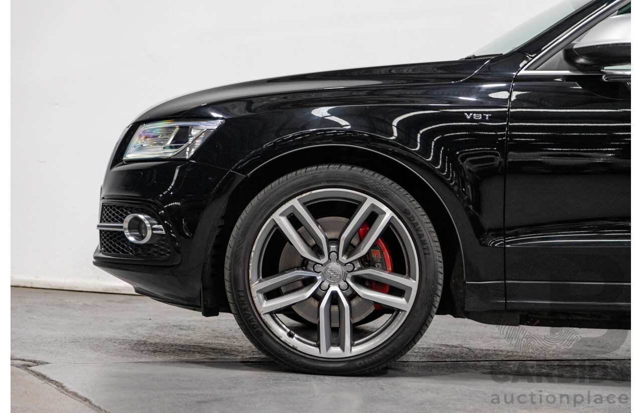 3/2015 Audi SQ5 3.0 TDI Quattro (AWD) 8R MY15 5d Wagon Metallic Black Twin Turbo Diesel V6 3.0L