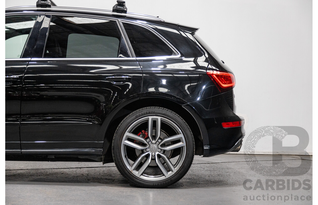 3/2015 Audi SQ5 3.0 TDI Quattro (AWD) 8R MY15 5d Wagon Metallic Black Twin Turbo Diesel V6 3.0L