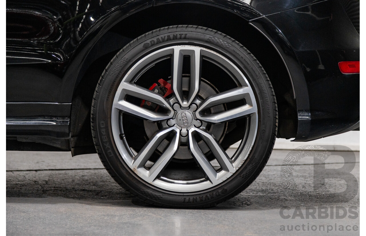 3/2015 Audi SQ5 3.0 TDI Quattro (AWD) 8R MY15 5d Wagon Metallic Black Twin Turbo Diesel V6 3.0L