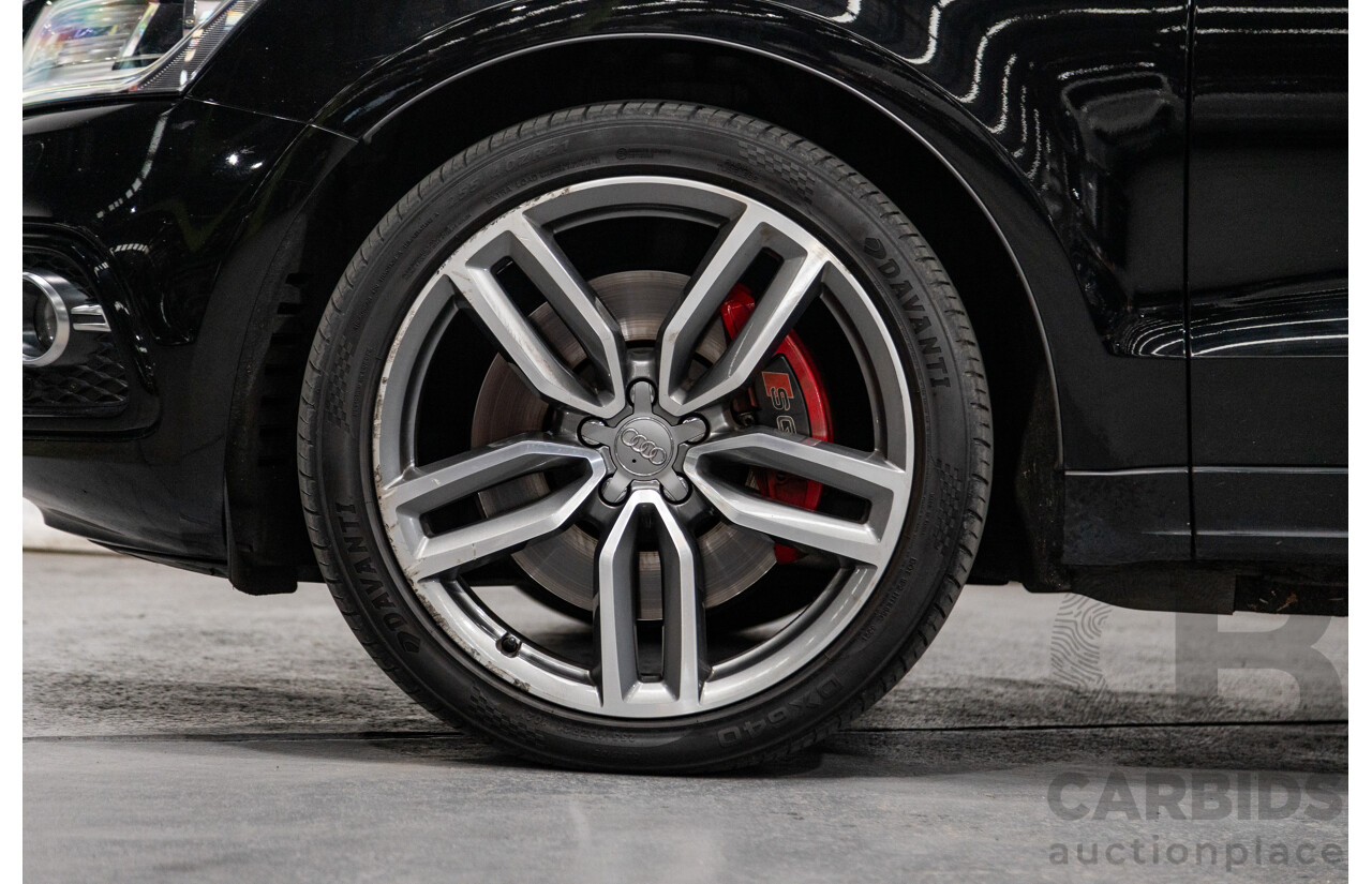 3/2015 Audi SQ5 3.0 TDI Quattro (AWD) 8R MY15 5d Wagon Metallic Black Twin Turbo Diesel V6 3.0L