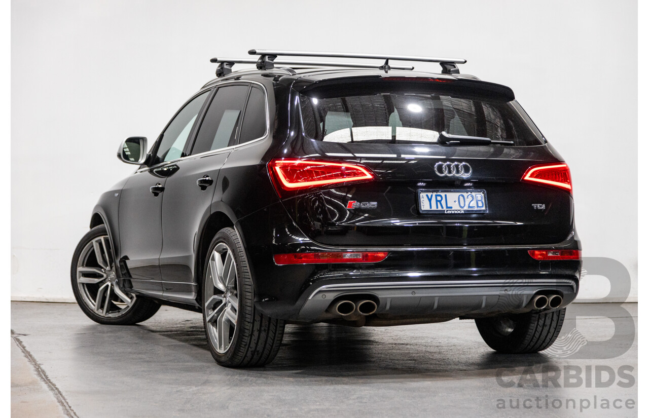 3/2015 Audi SQ5 3.0 TDI Quattro (AWD) 8R MY15 5d Wagon Metallic Black Twin Turbo Diesel V6 3.0L