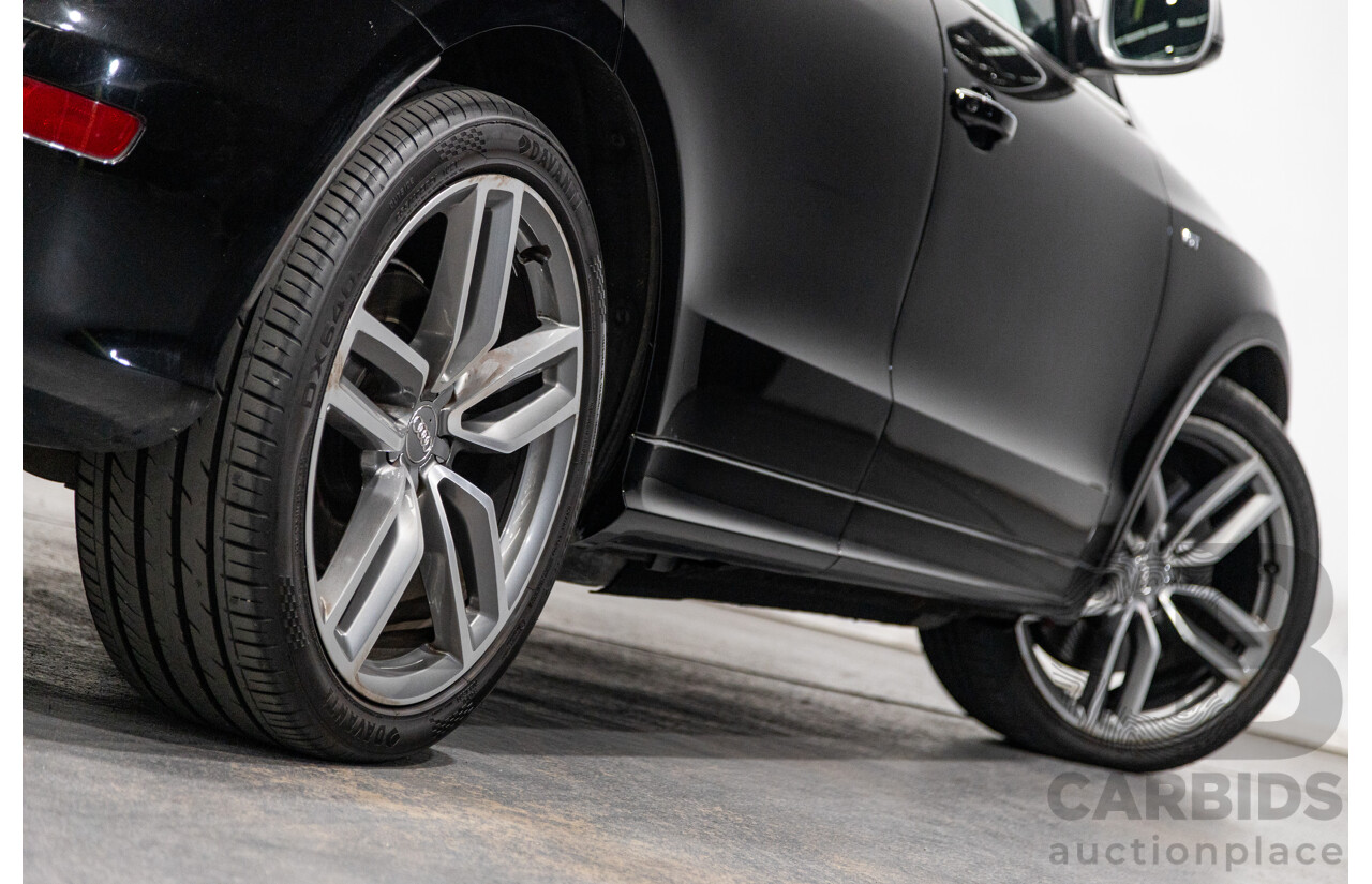 3/2015 Audi SQ5 3.0 TDI Quattro (AWD) 8R MY15 5d Wagon Metallic Black Twin Turbo Diesel V6 3.0L
