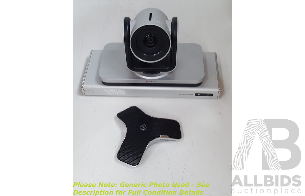 Polycom RealPresence Group 500 Codec w/ Power Supply, Polycom MPTZ-10 EagleEye IV & Expansion Microphone