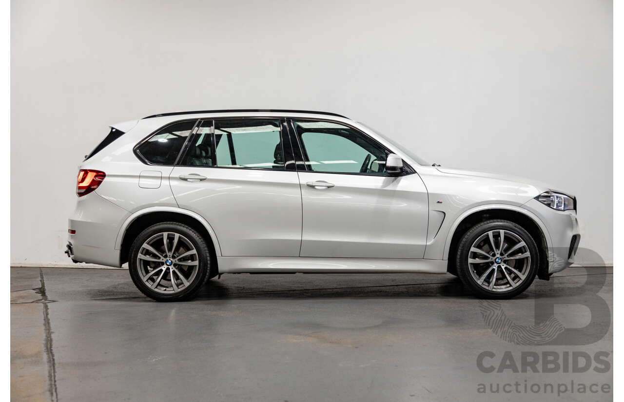 11/2015 BMW X5 Xdrive 30d (AWD) M-Sport Pack F15 MY15 4d Wagon Mineral White Metallic Turbo Diesel 3.0L - 7 Seater