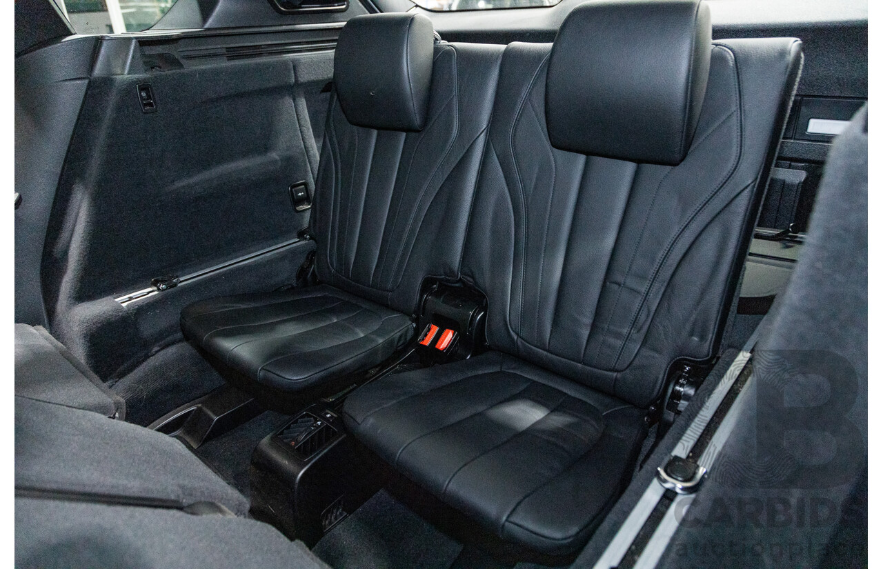 11/2015 BMW X5 Xdrive 30d (AWD) M-Sport Pack F15 MY15 4d Wagon Mineral White Metallic Turbo Diesel 3.0L - 7 Seater