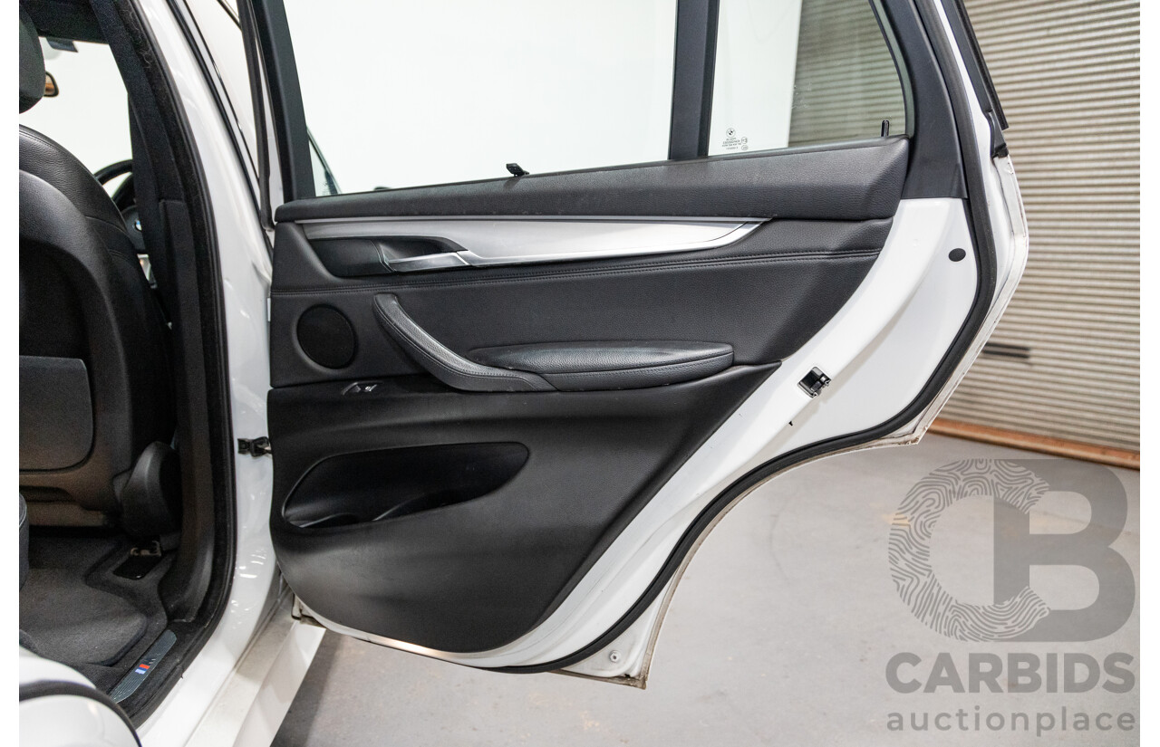 11/2015 BMW X5 Xdrive 30d (AWD) M-Sport Pack F15 MY15 4d Wagon Mineral White Metallic Turbo Diesel 3.0L - 7 Seater