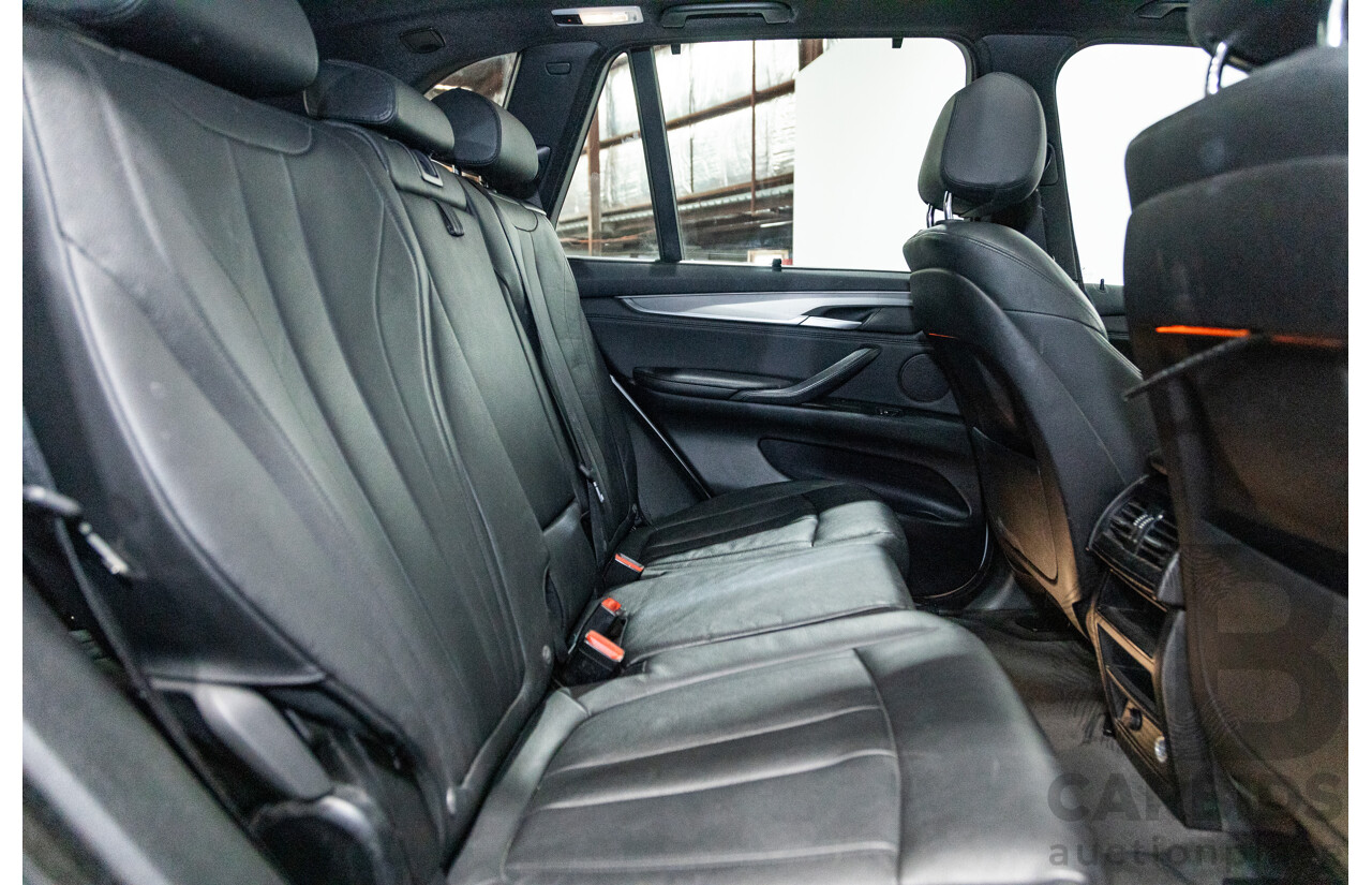 11/2015 BMW X5 Xdrive 30d (AWD) M-Sport Pack F15 MY15 4d Wagon Mineral White Metallic Turbo Diesel 3.0L - 7 Seater