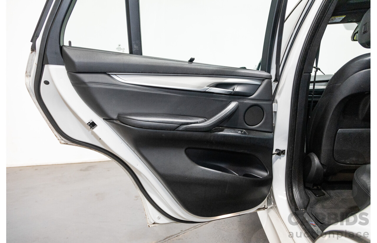 11/2015 BMW X5 Xdrive 30d (AWD) M-Sport Pack F15 MY15 4d Wagon Mineral White Metallic Turbo Diesel 3.0L - 7 Seater