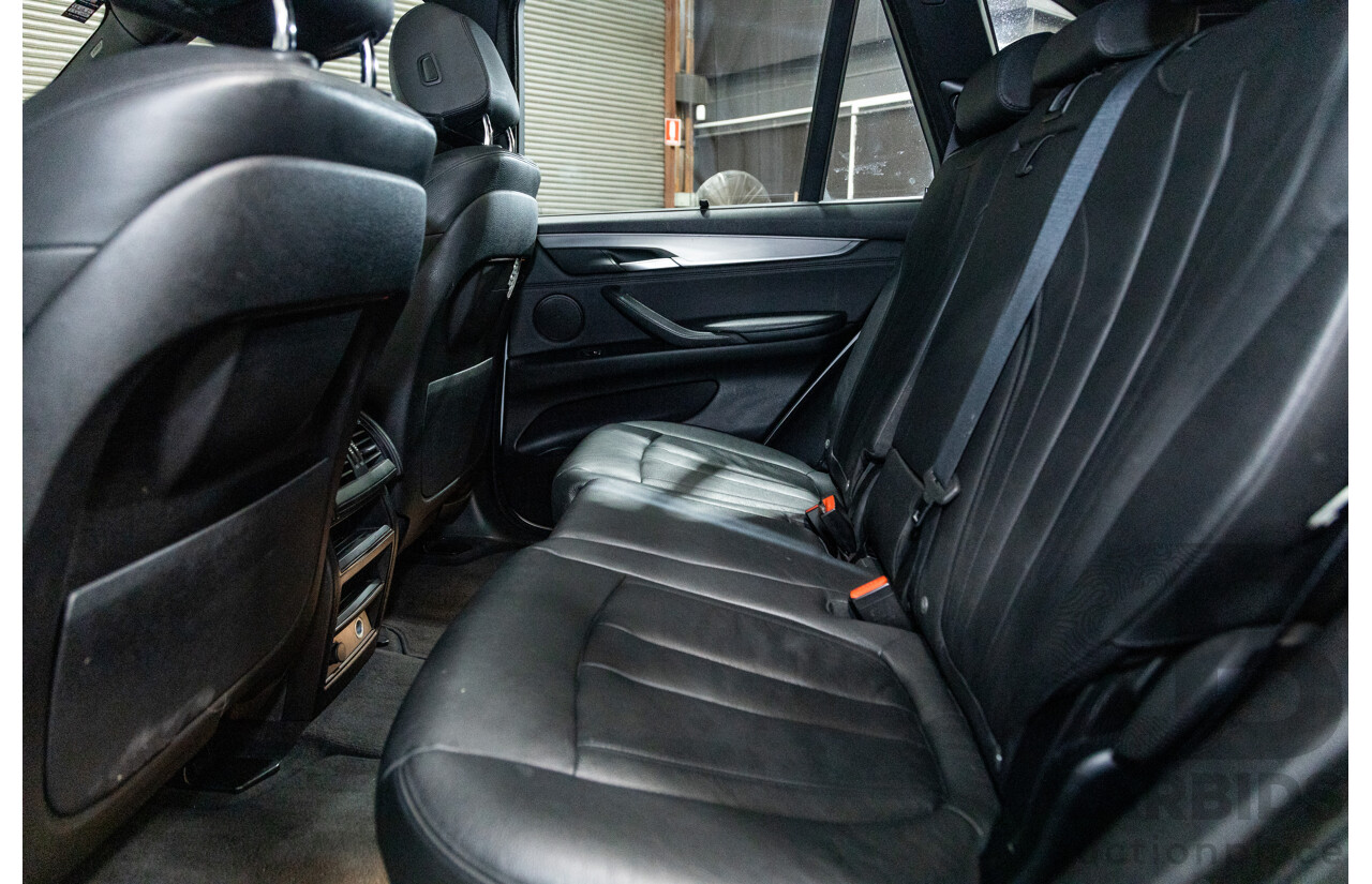 11/2015 BMW X5 Xdrive 30d (AWD) M-Sport Pack F15 MY15 4d Wagon Mineral White Metallic Turbo Diesel 3.0L - 7 Seater