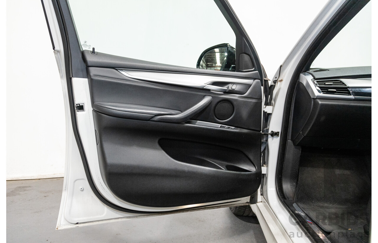 11/2015 BMW X5 Xdrive 30d (AWD) M-Sport Pack F15 MY15 4d Wagon Mineral White Metallic Turbo Diesel 3.0L - 7 Seater