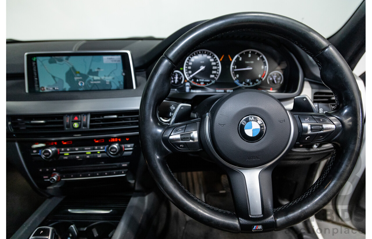 11/2015 BMW X5 Xdrive 30d (AWD) M-Sport Pack F15 MY15 4d Wagon Mineral White Metallic Turbo Diesel 3.0L - 7 Seater