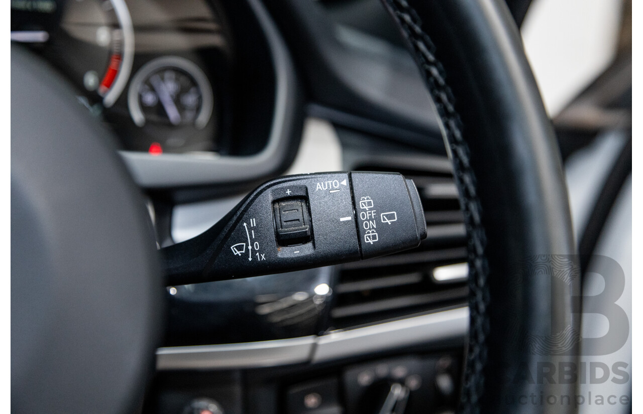 11/2015 BMW X5 Xdrive 30d (AWD) M-Sport Pack F15 MY15 4d Wagon Mineral White Metallic Turbo Diesel 3.0L - 7 Seater