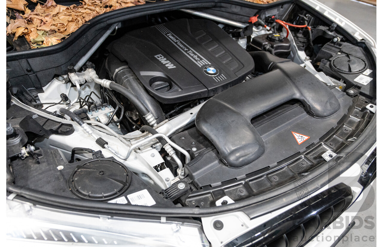 11/2015 BMW X5 Xdrive 30d (AWD) M-Sport Pack F15 MY15 4d Wagon Mineral White Metallic Turbo Diesel 3.0L - 7 Seater