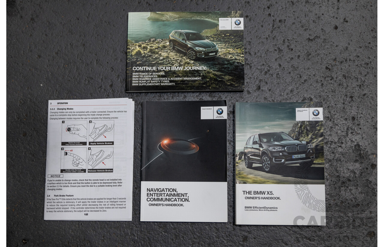 11/2015 BMW X5 Xdrive 30d (AWD) M-Sport Pack F15 MY15 4d Wagon Mineral White Metallic Turbo Diesel 3.0L - 7 Seater