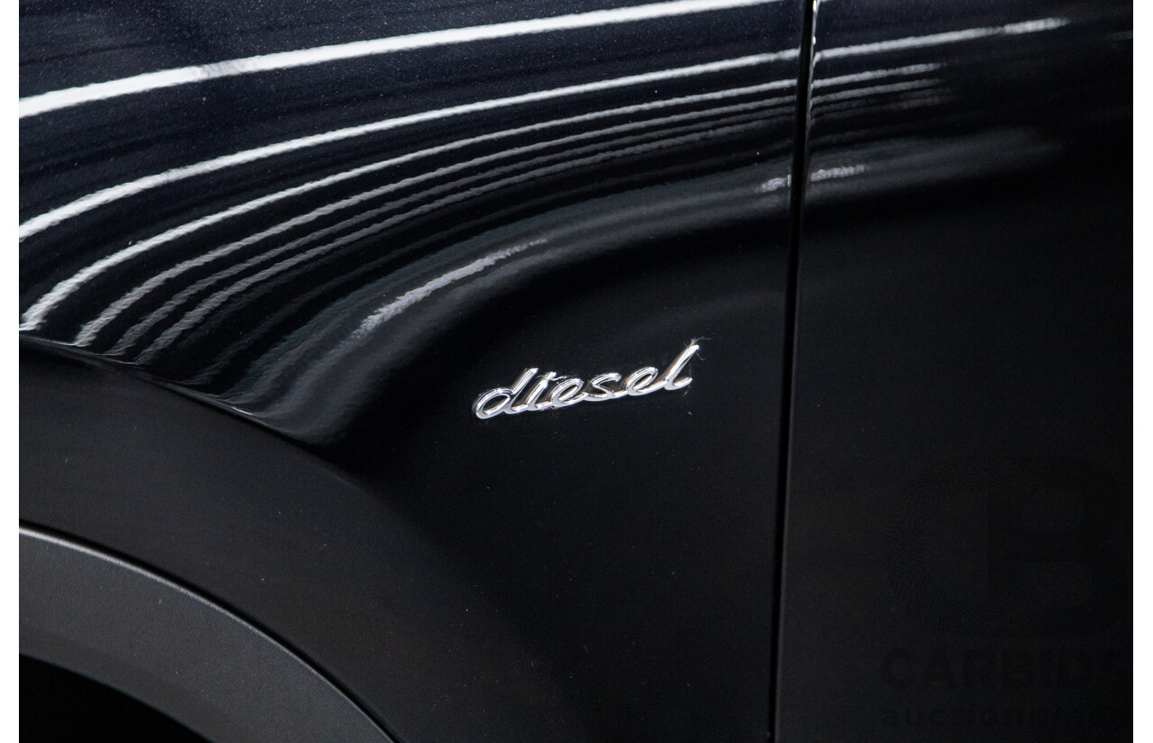 9/2013 Porsche Cayenne Diesel Series 2 (AWD) 92A MY14 4d Wagon Jet Black Metallic Turbo Diesel V6 3.0L