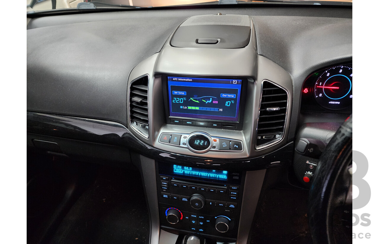 10/2012 Holden Captiva 7 LX (4x4) AWD CG MY12 4D Wagon Black 2.2L