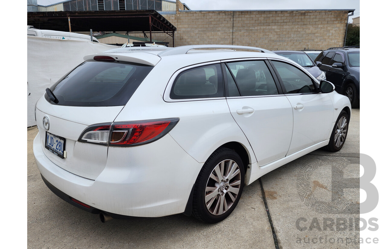 04/2008 Mazda Mazda6 CLASSIC FWD GH 4D Wagon White 2.5L