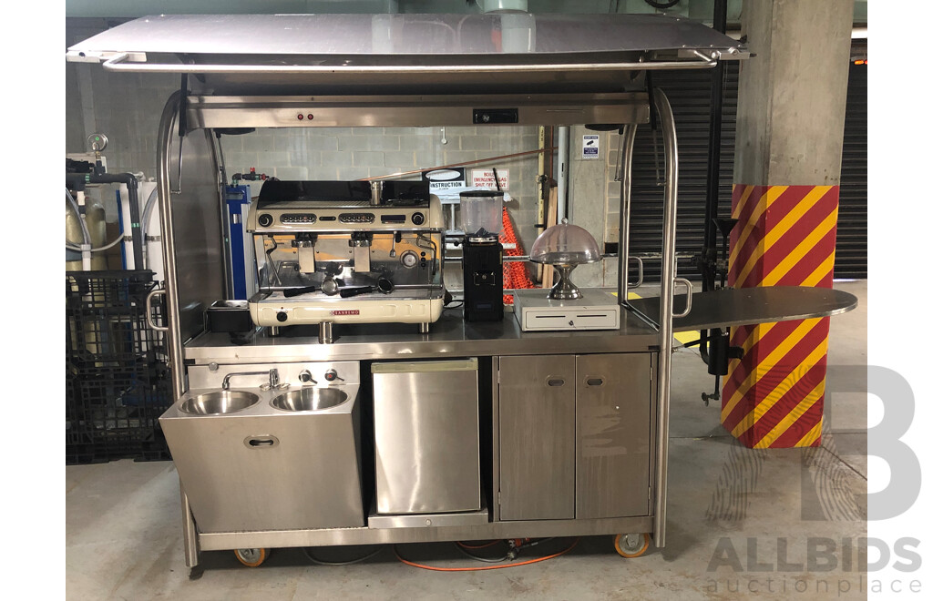Tank Gullwing Mobile Coffee Kiosk