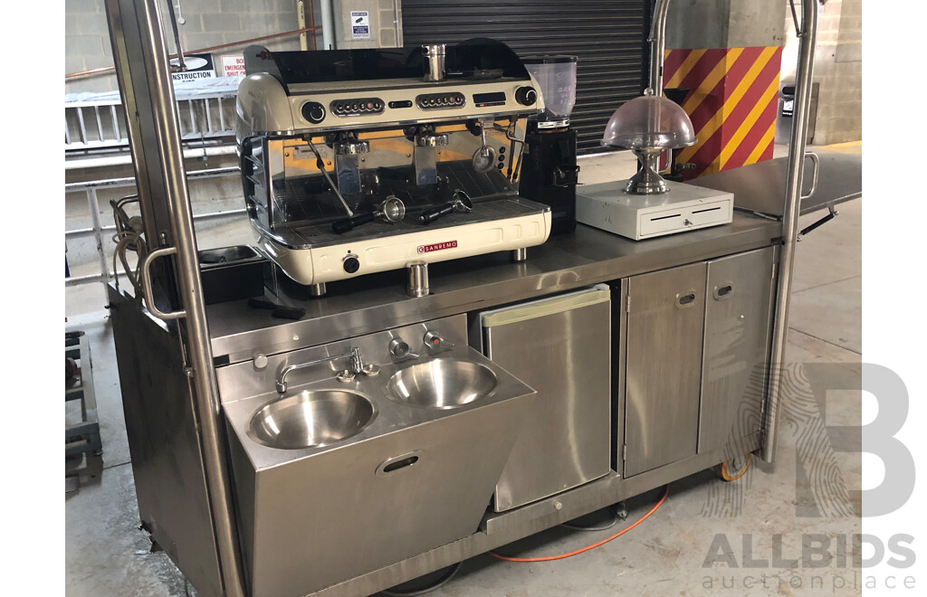 Tank Gullwing Mobile Coffee Kiosk