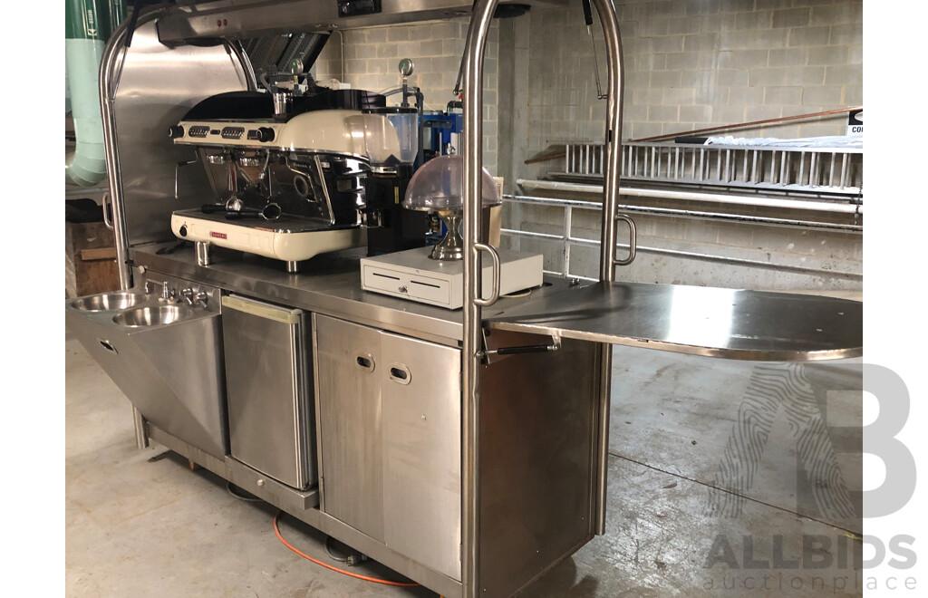 Tank Gullwing Mobile Coffee Kiosk