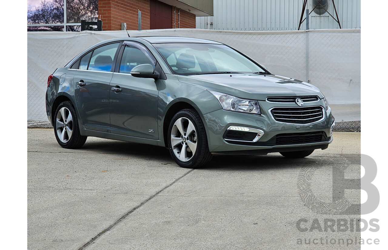 7/2016 Holden Cruze Z-Series JH MY14 4d Sedan Grey 1.8L
