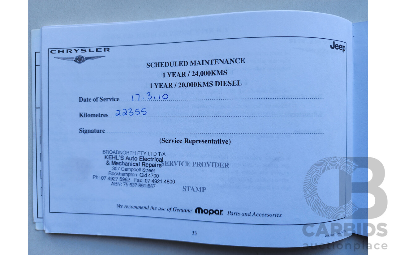 05/2007 Chrysler Pt Cruiser LIMITED FWD MY06 5D Hatchback Silver 2.4L