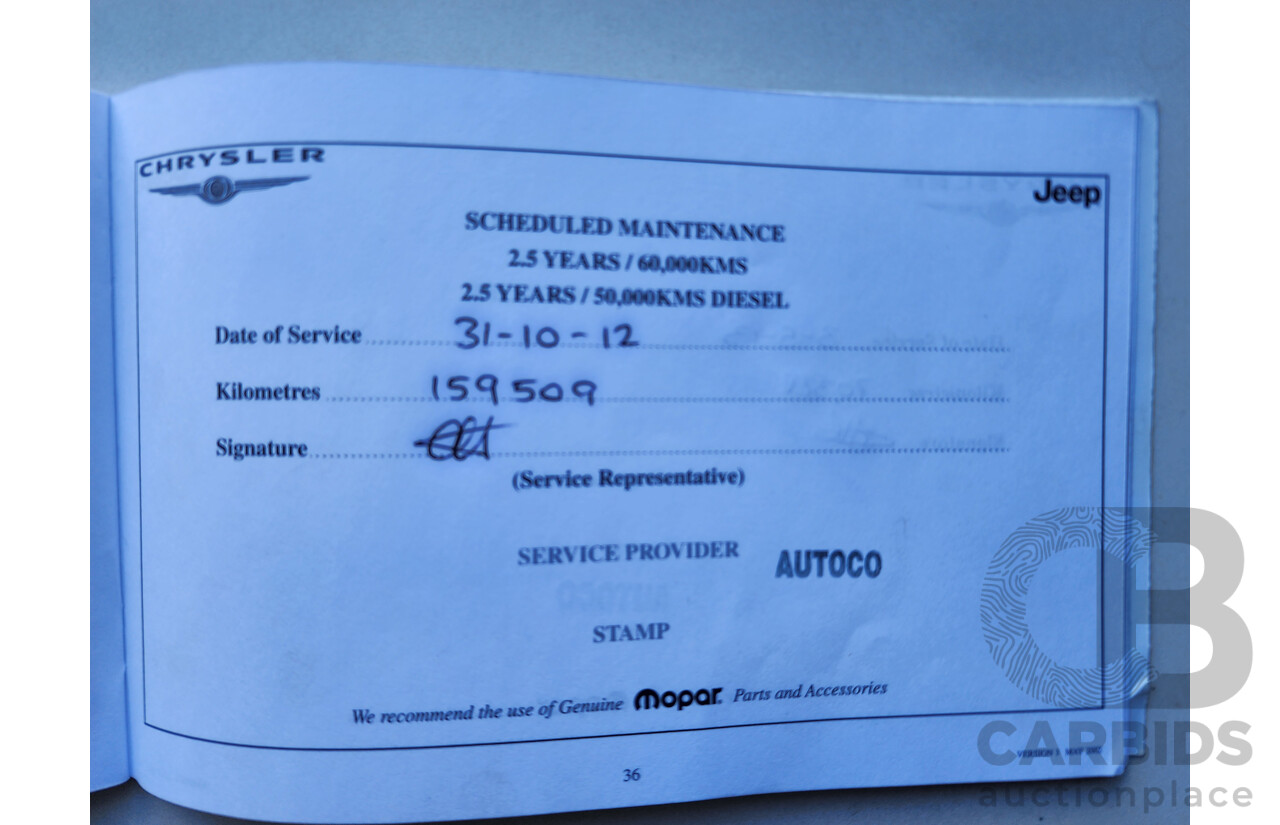 05/2007 Chrysler Pt Cruiser LIMITED FWD MY06 5D Hatchback Silver 2.4L