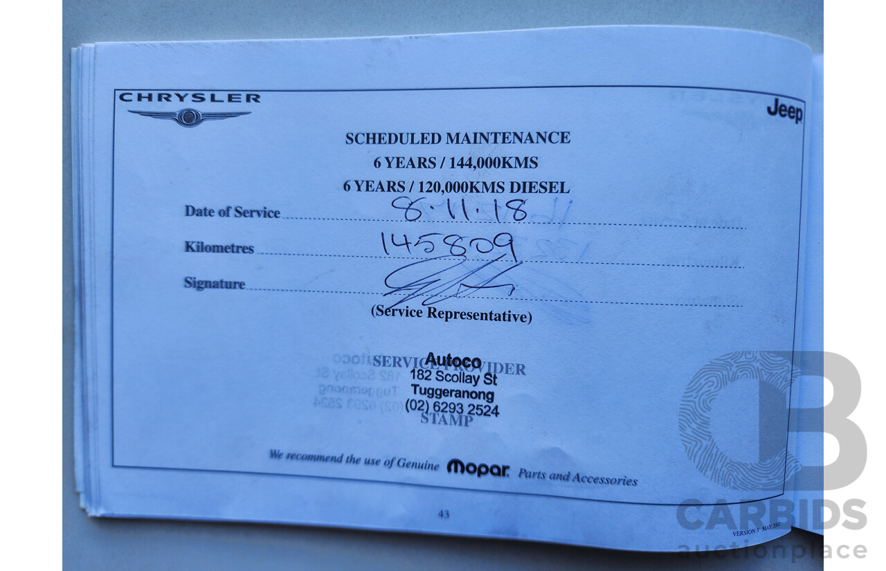 05/2007 Chrysler Pt Cruiser LIMITED FWD MY06 5D Hatchback Silver 2.4L