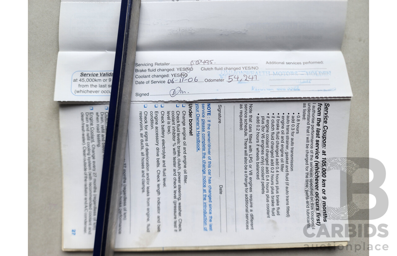 08/2003 Holden Commodore ACCLAIM RWD VY 4D Sedan Grey 3.8L