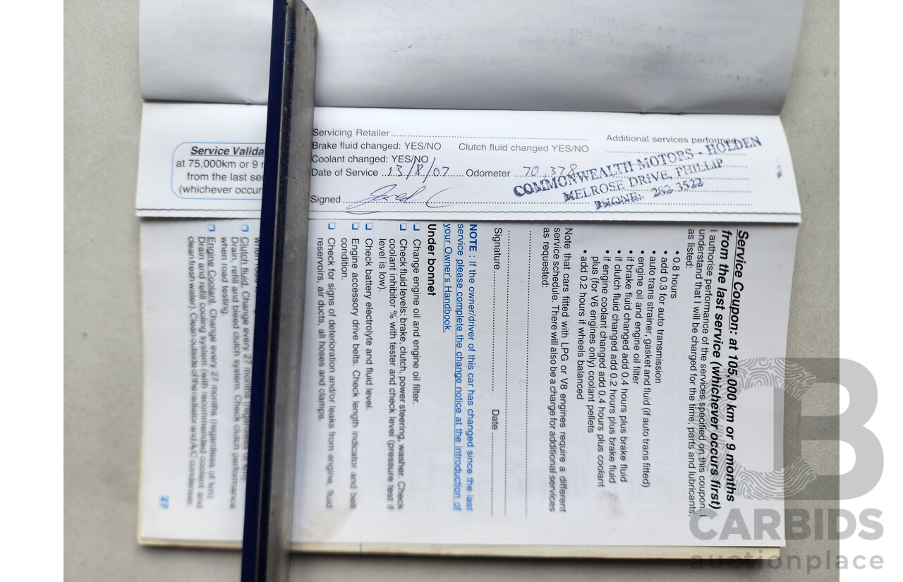 08/2003 Holden Commodore ACCLAIM RWD VY 4D Sedan Grey 3.8L