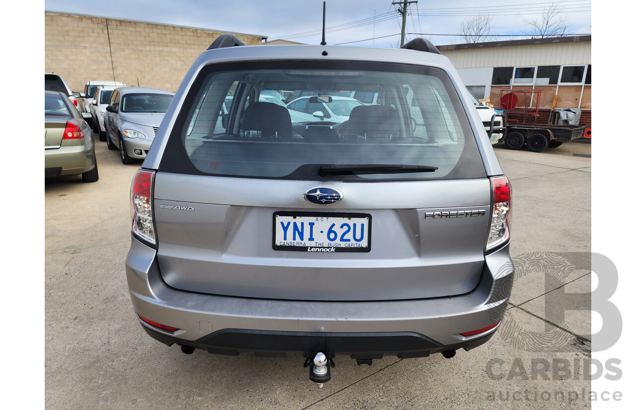 09/2011 Subaru Forester X AWD MY11 4D Wagon Silver 2.5L