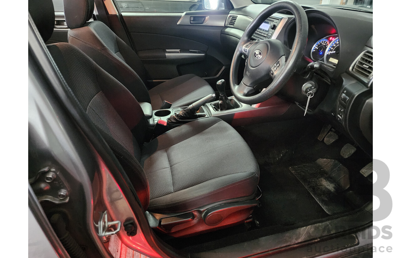 09/2011 Subaru Forester X AWD MY11 4D Wagon Silver 2.5L