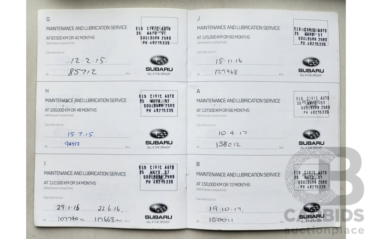 09/2011 Subaru Forester X AWD MY11 4D Wagon Silver 2.5L