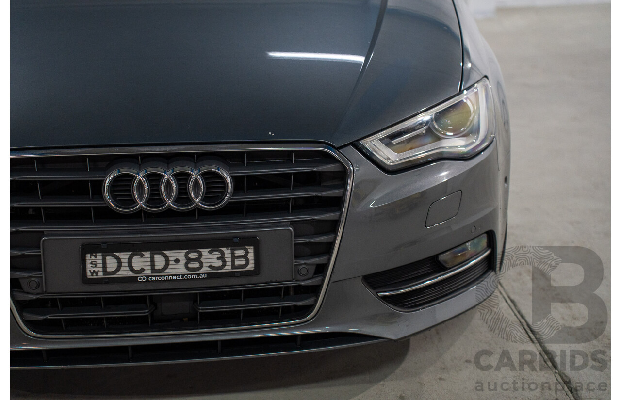 9/2015 Audi A3 Sportback 1.8 TFSI Ambition 8V MY15 5d Hatchback Monsoon Grey Metallic Turbo 1.8L