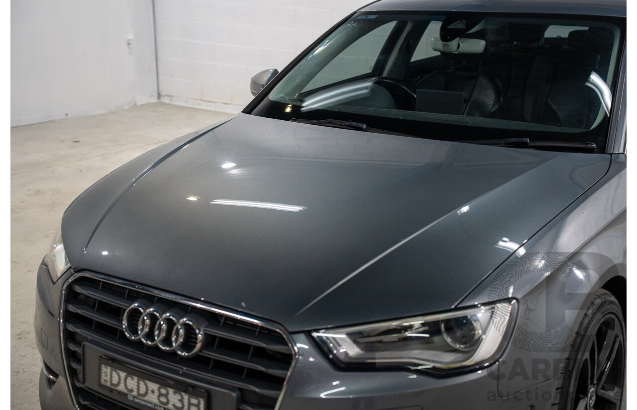 9/2015 Audi A3 Sportback 1.8 TFSI Ambition 8V MY15 5d Hatchback Monsoon Grey Metallic Turbo 1.8L