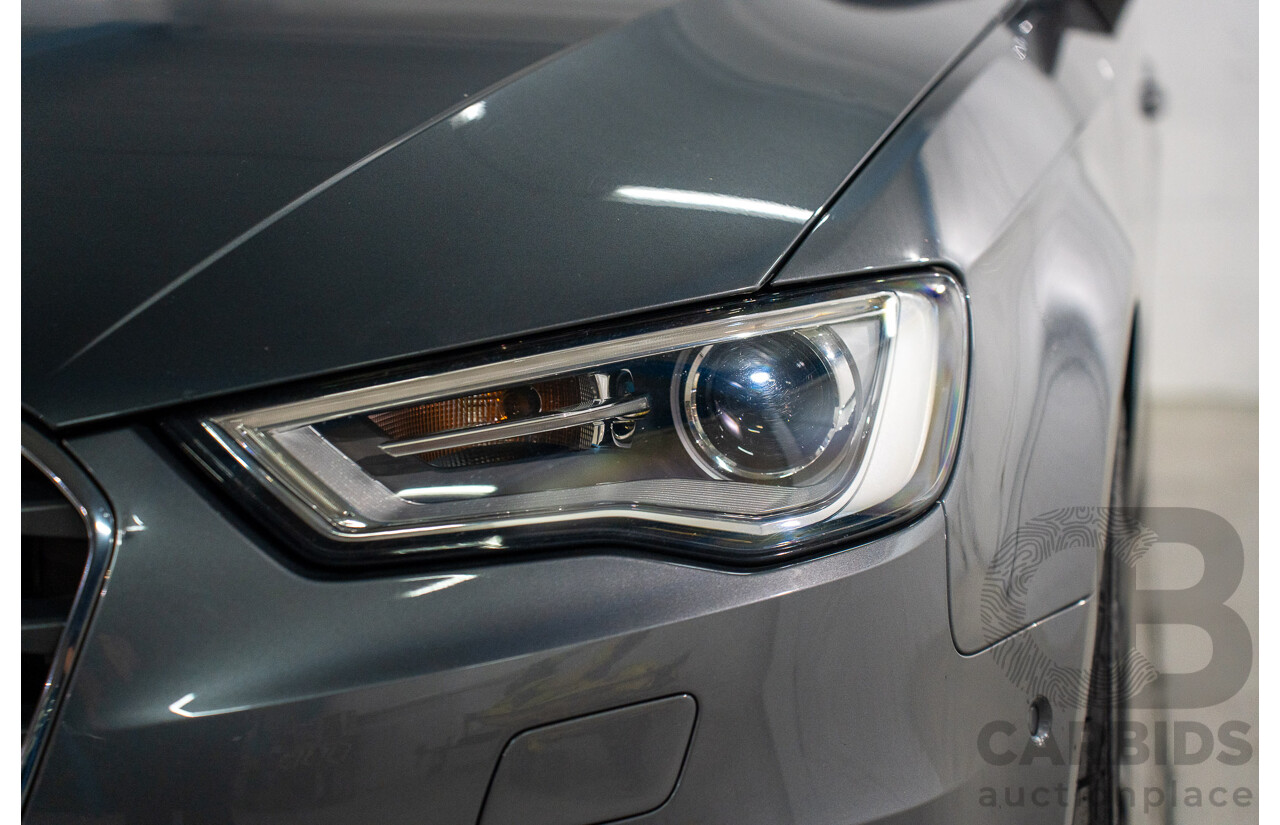 9/2015 Audi A3 Sportback 1.8 TFSI Ambition 8V MY15 5d Hatchback Monsoon Grey Metallic Turbo 1.8L