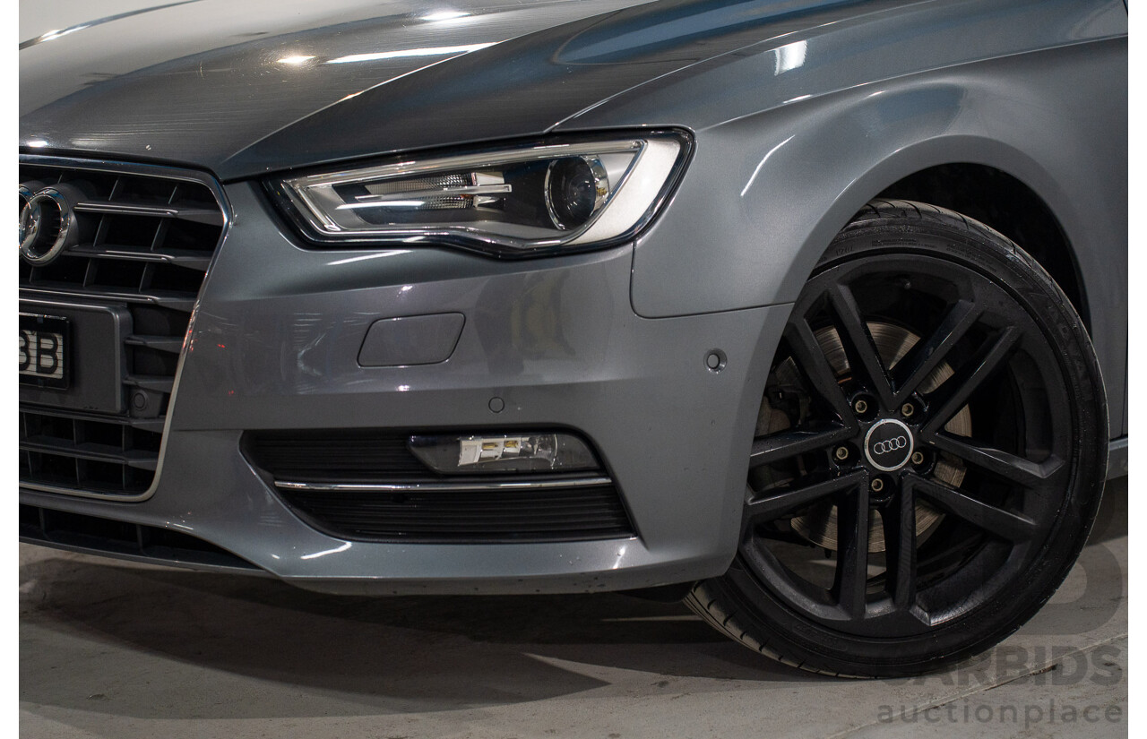 9/2015 Audi A3 Sportback 1.8 TFSI Ambition 8V MY15 5d Hatchback Monsoon Grey Metallic Turbo 1.8L