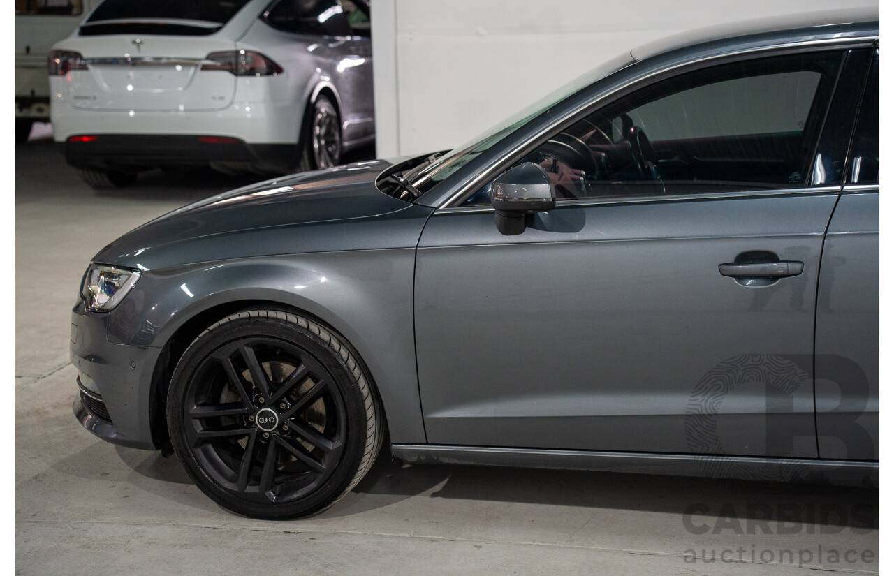 9/2015 Audi A3 Sportback 1.8 TFSI Ambition 8V MY15 5d Hatchback Monsoon Grey Metallic Turbo 1.8L