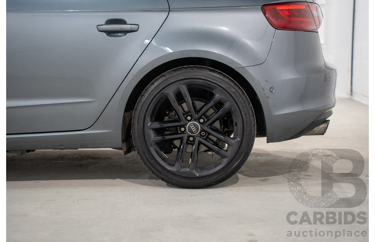 9/2015 Audi A3 Sportback 1.8 TFSI Ambition 8V MY15 5d Hatchback Monsoon Grey Metallic Turbo 1.8L