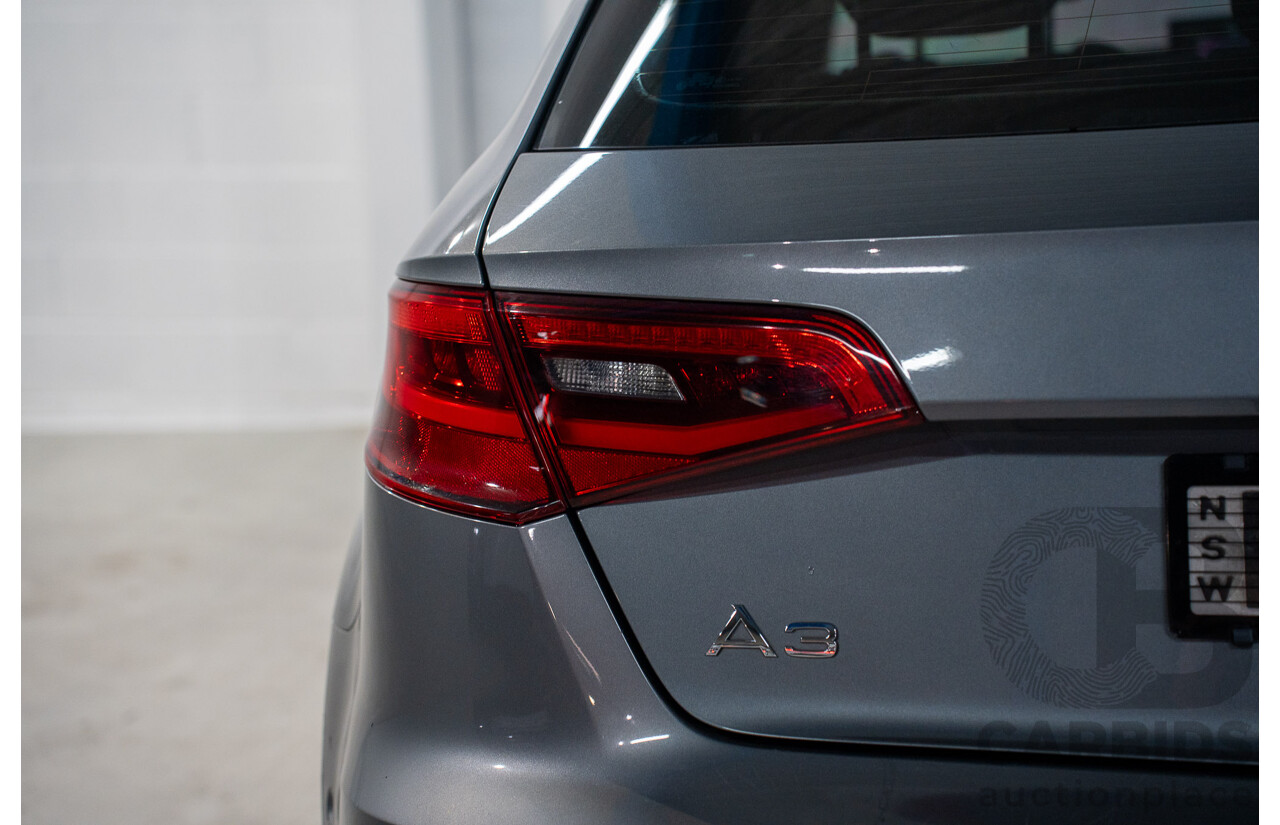 9/2015 Audi A3 Sportback 1.8 TFSI Ambition 8V MY15 5d Hatchback Monsoon Grey Metallic Turbo 1.8L