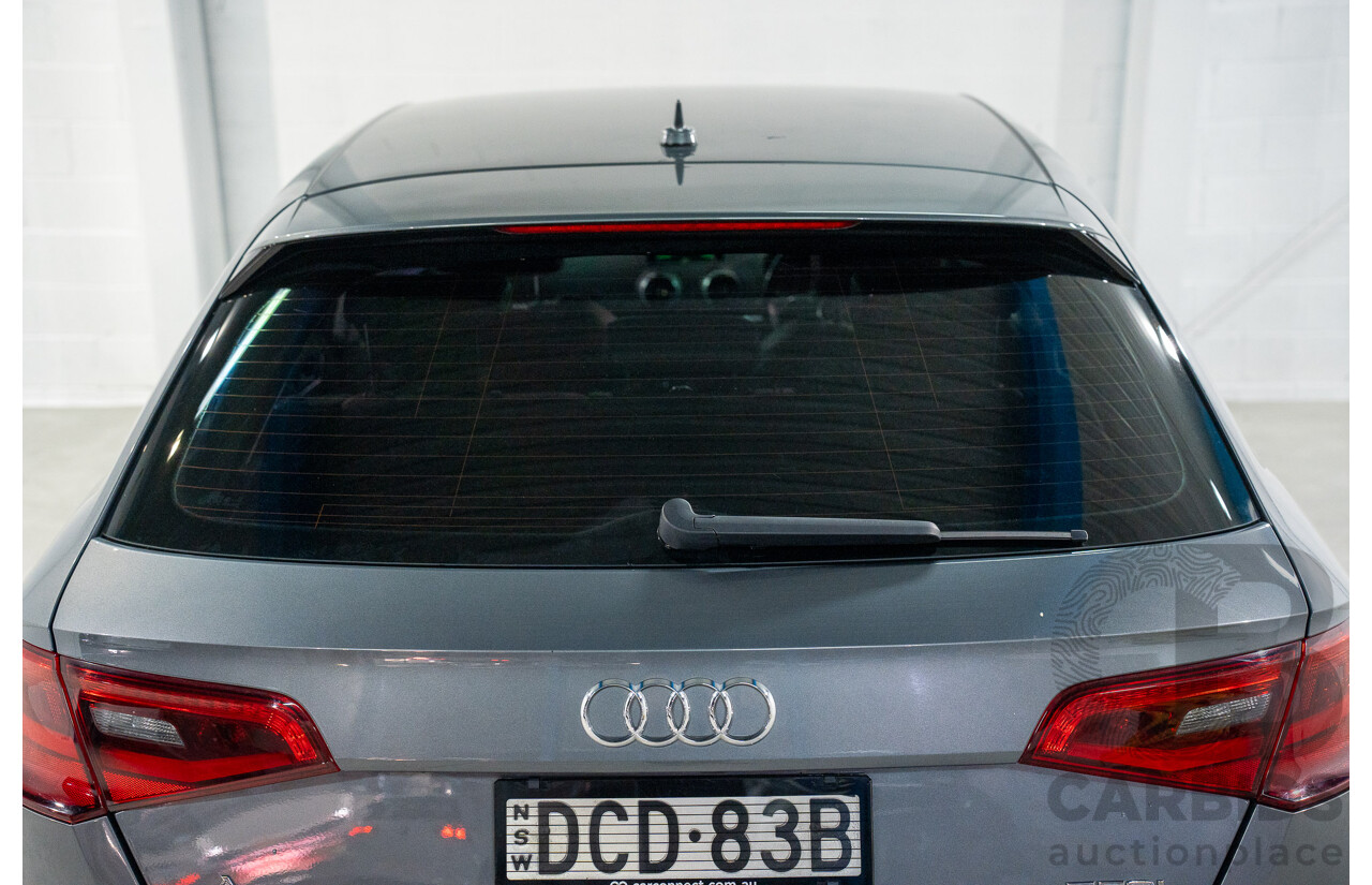 9/2015 Audi A3 Sportback 1.8 TFSI Ambition 8V MY15 5d Hatchback Monsoon Grey Metallic Turbo 1.8L