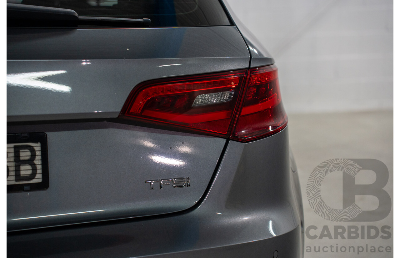 9/2015 Audi A3 Sportback 1.8 TFSI Ambition 8V MY15 5d Hatchback Monsoon Grey Metallic Turbo 1.8L