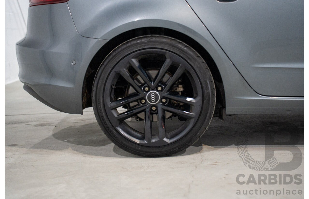 9/2015 Audi A3 Sportback 1.8 TFSI Ambition 8V MY15 5d Hatchback Monsoon Grey Metallic Turbo 1.8L