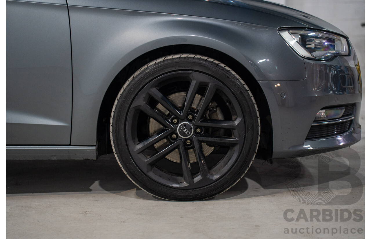 9/2015 Audi A3 Sportback 1.8 TFSI Ambition 8V MY15 5d Hatchback Monsoon Grey Metallic Turbo 1.8L