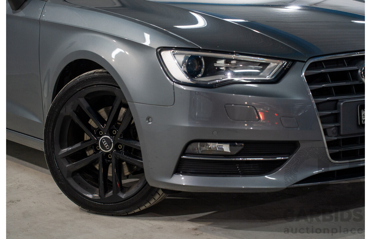 9/2015 Audi A3 Sportback 1.8 TFSI Ambition 8V MY15 5d Hatchback Monsoon Grey Metallic Turbo 1.8L