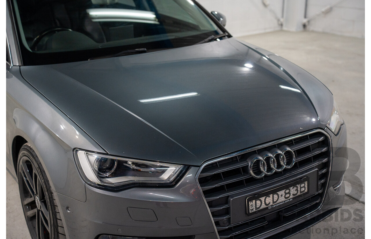 9/2015 Audi A3 Sportback 1.8 TFSI Ambition 8V MY15 5d Hatchback Monsoon Grey Metallic Turbo 1.8L