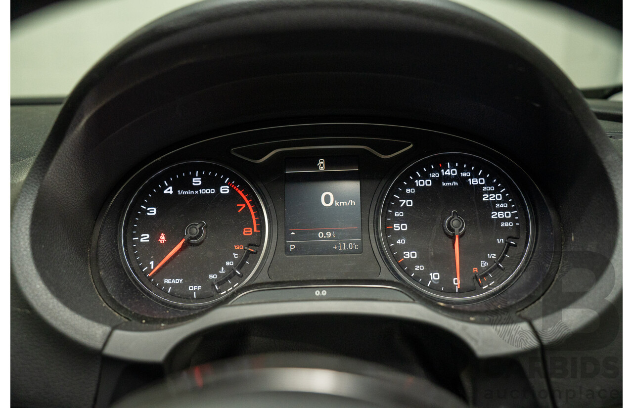 9/2015 Audi A3 Sportback 1.8 TFSI Ambition 8V MY15 5d Hatchback Monsoon Grey Metallic Turbo 1.8L