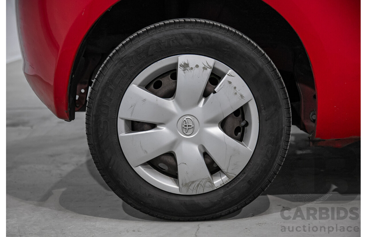 1/2007 Toyota Yaris YR NCP90R 3d Hatchback Cherry Red 1.3L